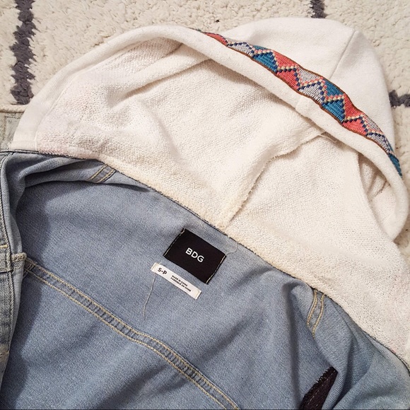 BDG Denim Hoodie Jacket - Picture 3 of 5